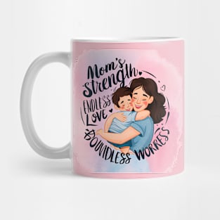 Mom's strength  Endless love Boundless Worries Mother's day | Mom lover gifts Mug